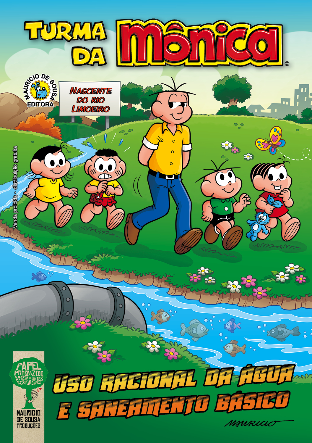 Turma da Mônica: Uso Racional da Água e Saneamento Básico (Paperback)