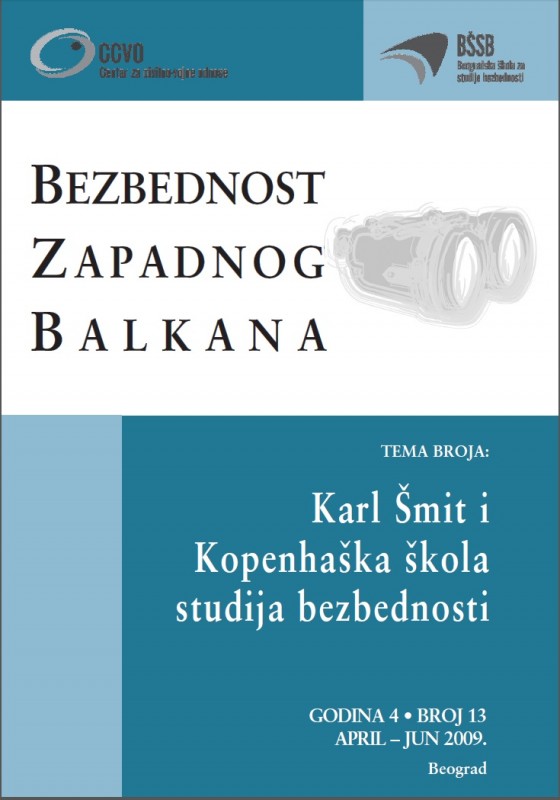 Bezbednost Zapadnog Balkana (časopis Beogradske škole za studije bezbednosti, #13)