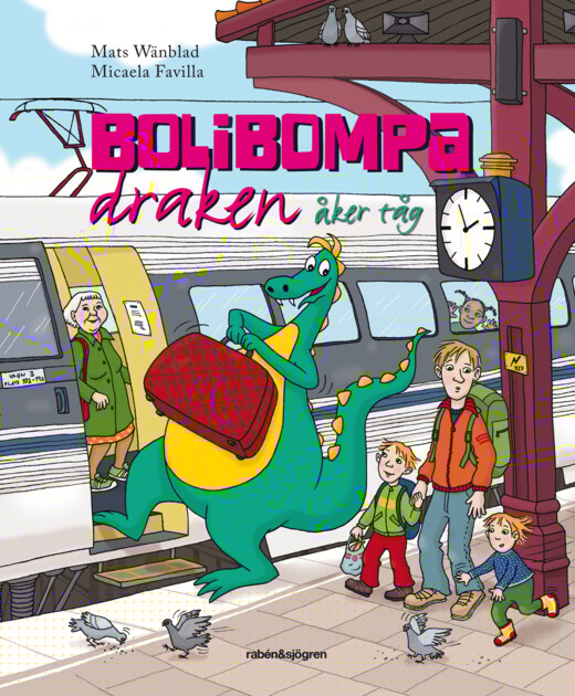 Bolibompa-draken åker tåg! (Hardcover)