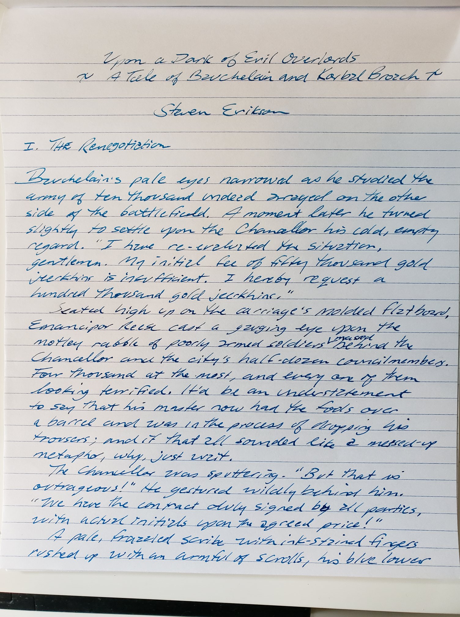 Upon a Dark of Evil Overlords  (The Tales of Bauchelain and Korbal Broach, #7)