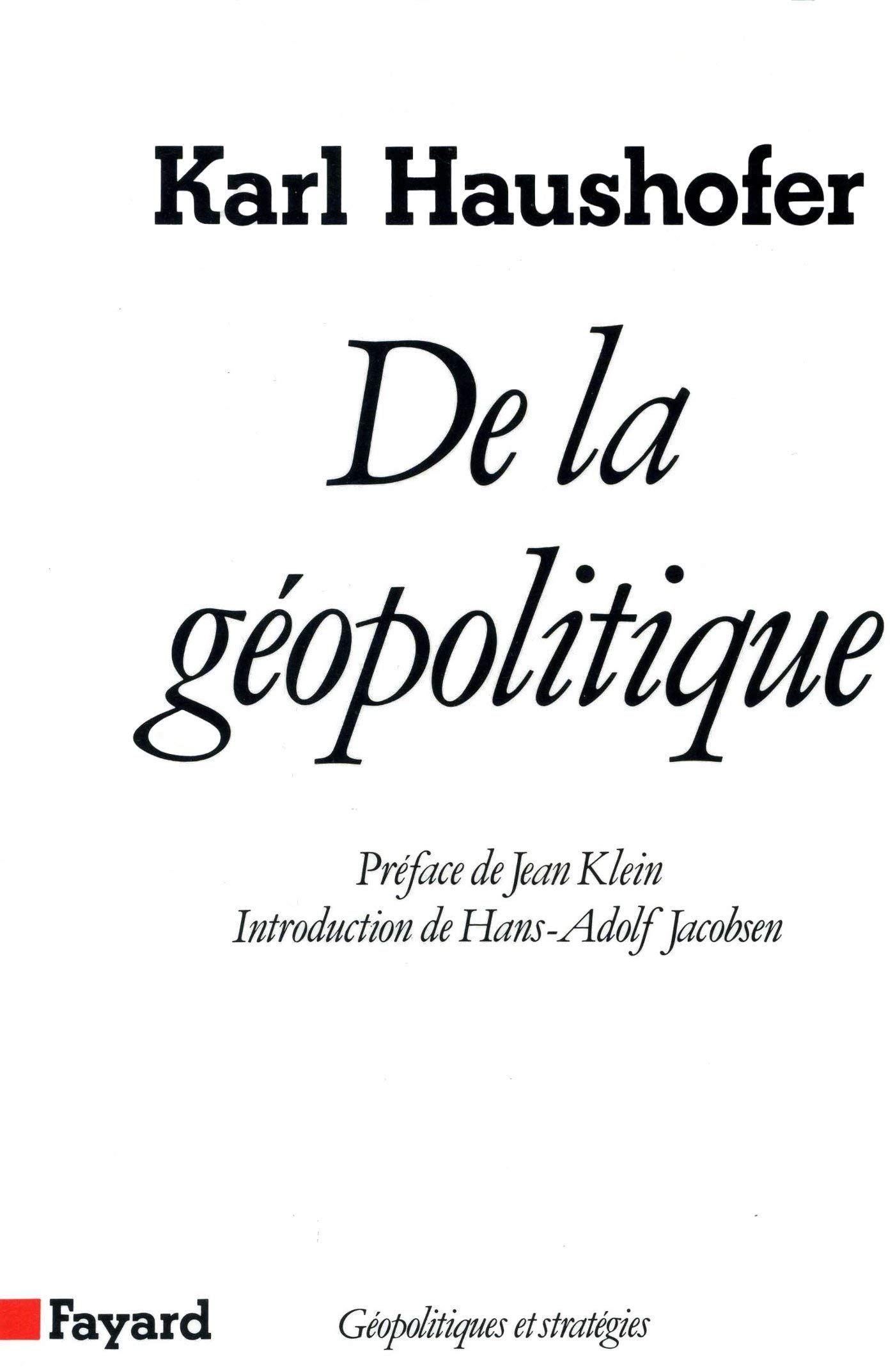 De la géopolitique (French Edition)