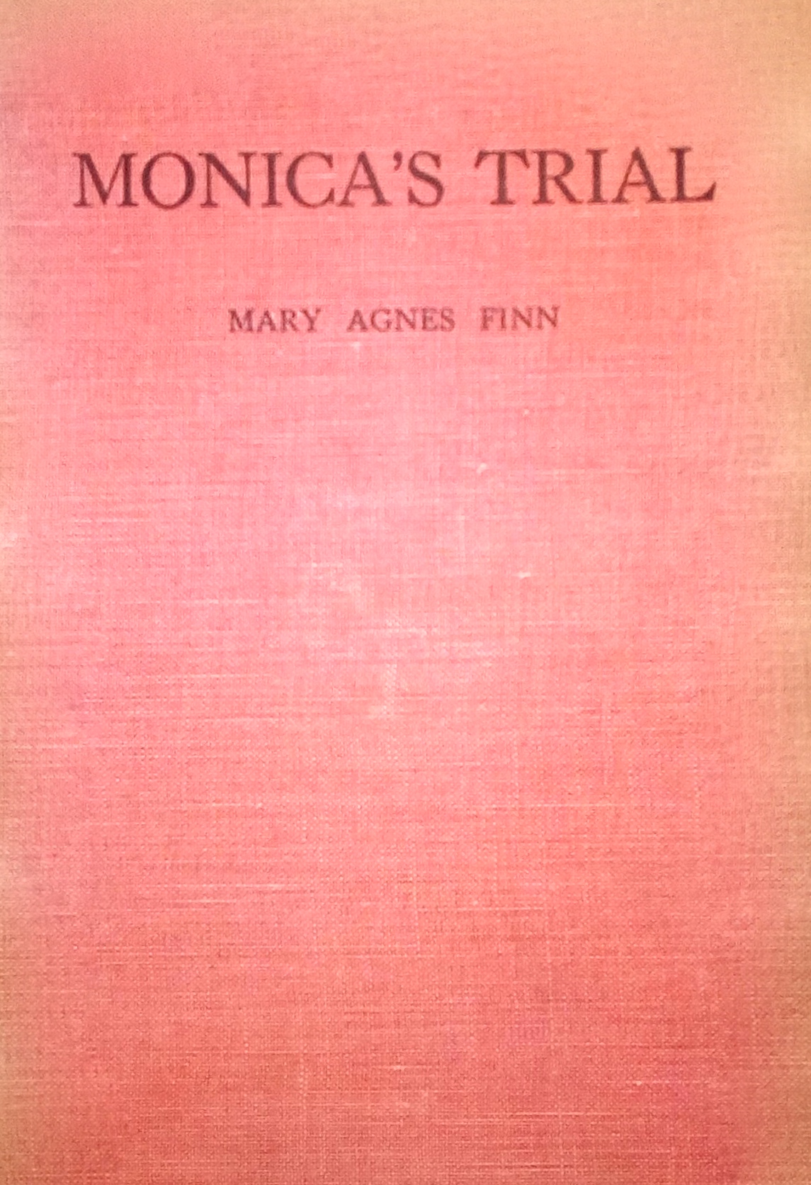 Monica's Trial: A Story for Girls (Hardcover)