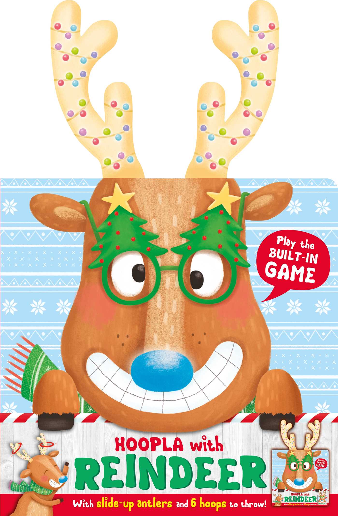 Hoopla with Reindeer: 2-in-1 Story & Built in Game