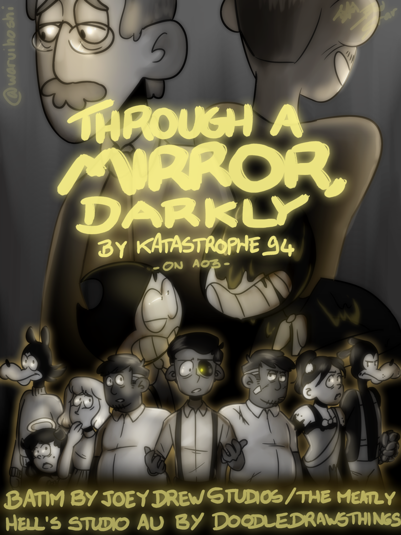 'Through a Mirror, Darkly' (Cracked Glass, #1)