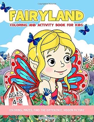 Fairy Land Coloring And Activity Book For Kids By Little Kids