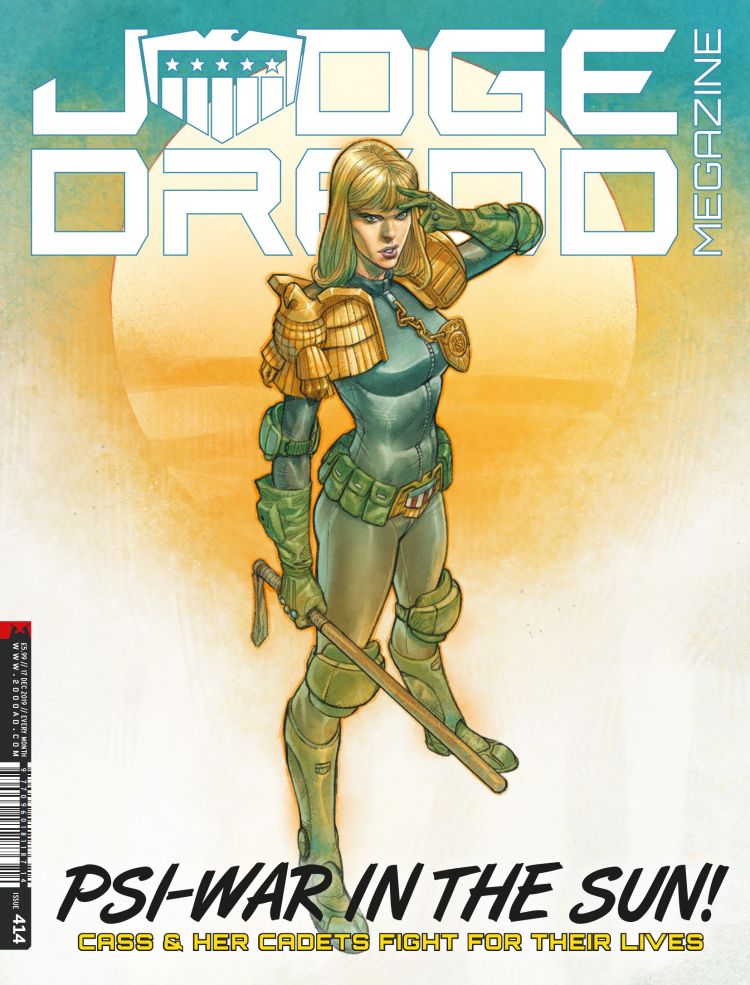 Judge Dredd Megazine 414 - Psi-War in the Sun!