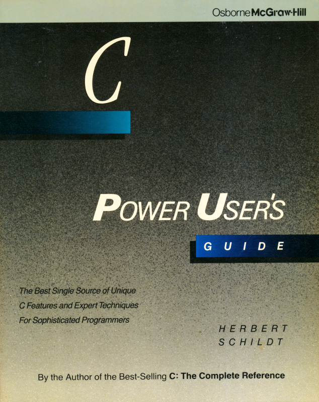 C: Power User's Guide (Paperback)