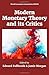 Modern Monetary Theory and its Critics