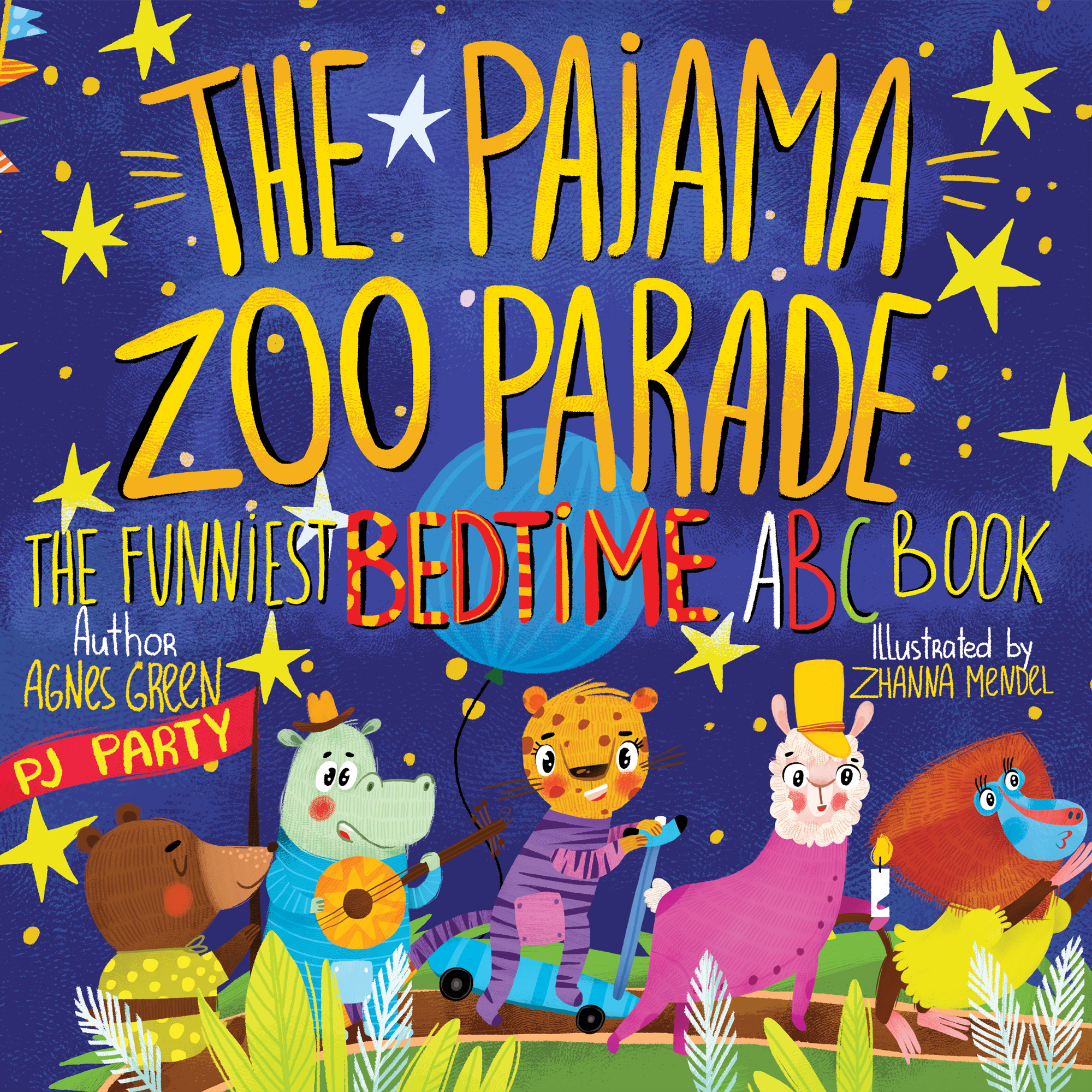 The Pajama Zoo Parade: The Funniest Bedtime ABC Book (Bedtime Book for Toddlers with Pajama Time Stories for Boys and Girls 2 3 4 5 6 Year Olds) (The Funniest ABC Books)