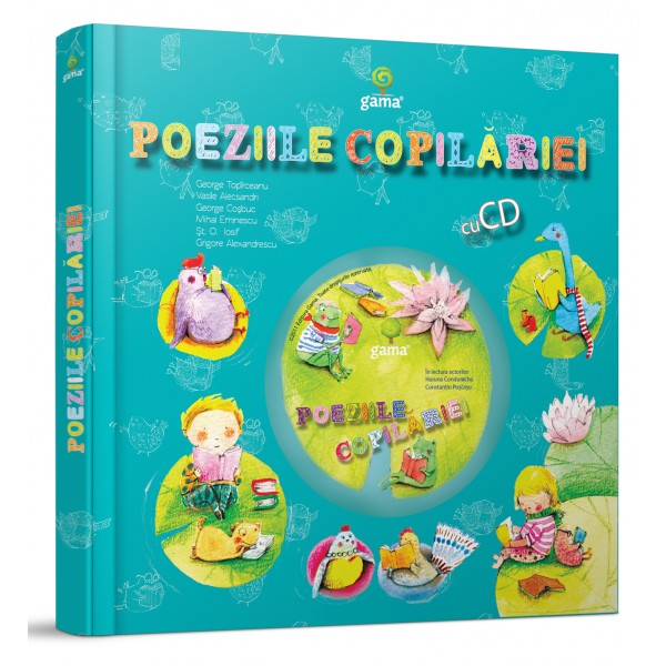 Poeziile copilăriei cu CD (Hardcover)