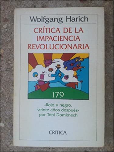 Portada de Critica de la impaciencia revolucionaria, de Wolfgang Harich