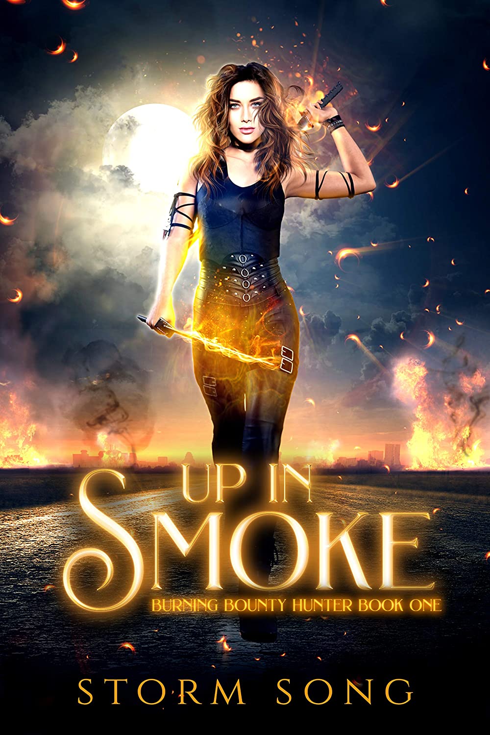 Up In Smoke (Burning Bounty Hunter, #1)