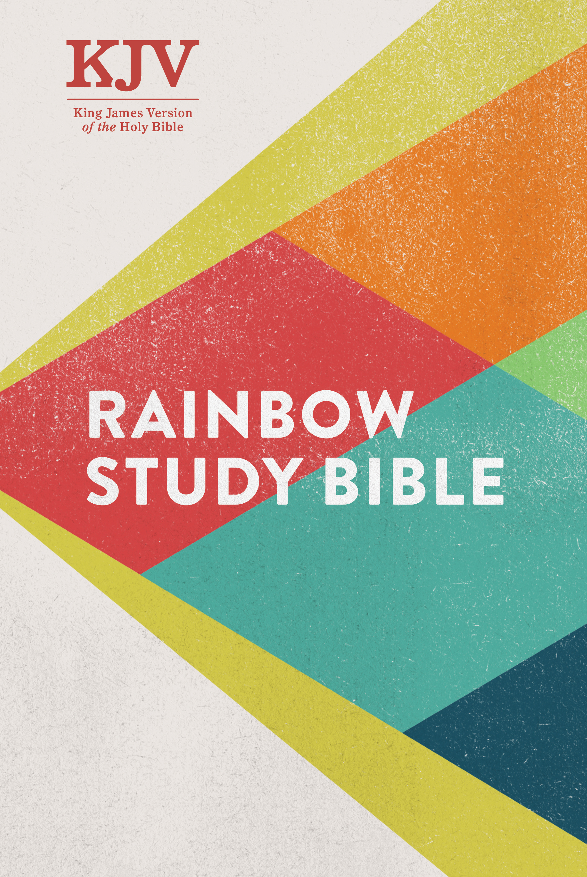 KJV Rainbow Study Bible, Hardcover, KJV Holy Bible, Black Letter, Pure Cambridge Text, Color Coded, Bible Study Helps, Reading Plans, Full-Color Maps, Easy to Read Bible MCM Type
