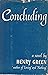 Concluding
