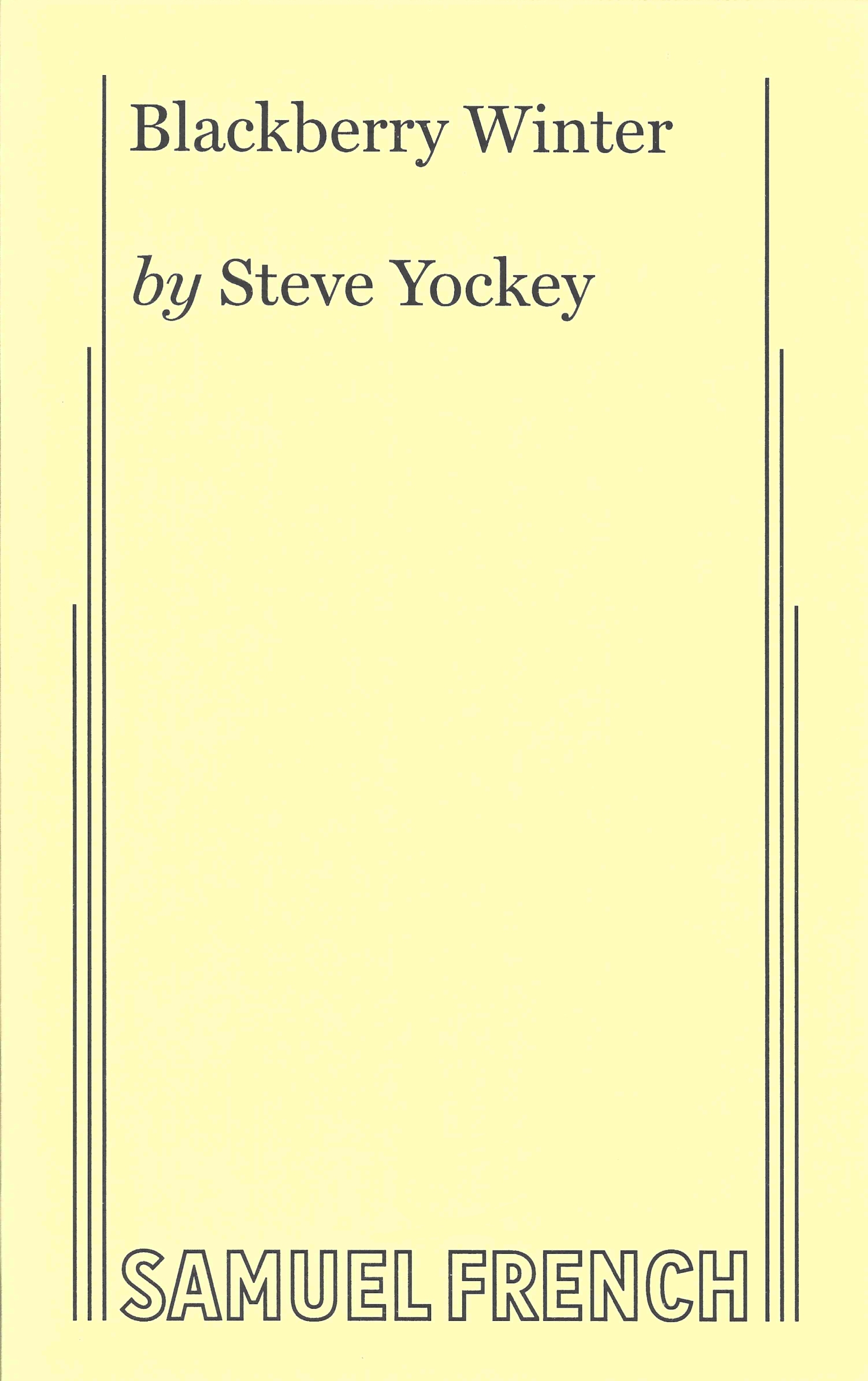 Blackberry Winter (Paperback)