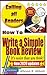How To Write a Simple Book Review: It’s easier than you think!