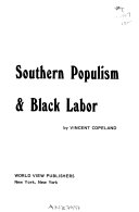 Southern Populism & Black Labor
