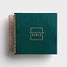 Illustrating Bible CSB - Spiral Bound Bible Journal, Green (8 Point Font)