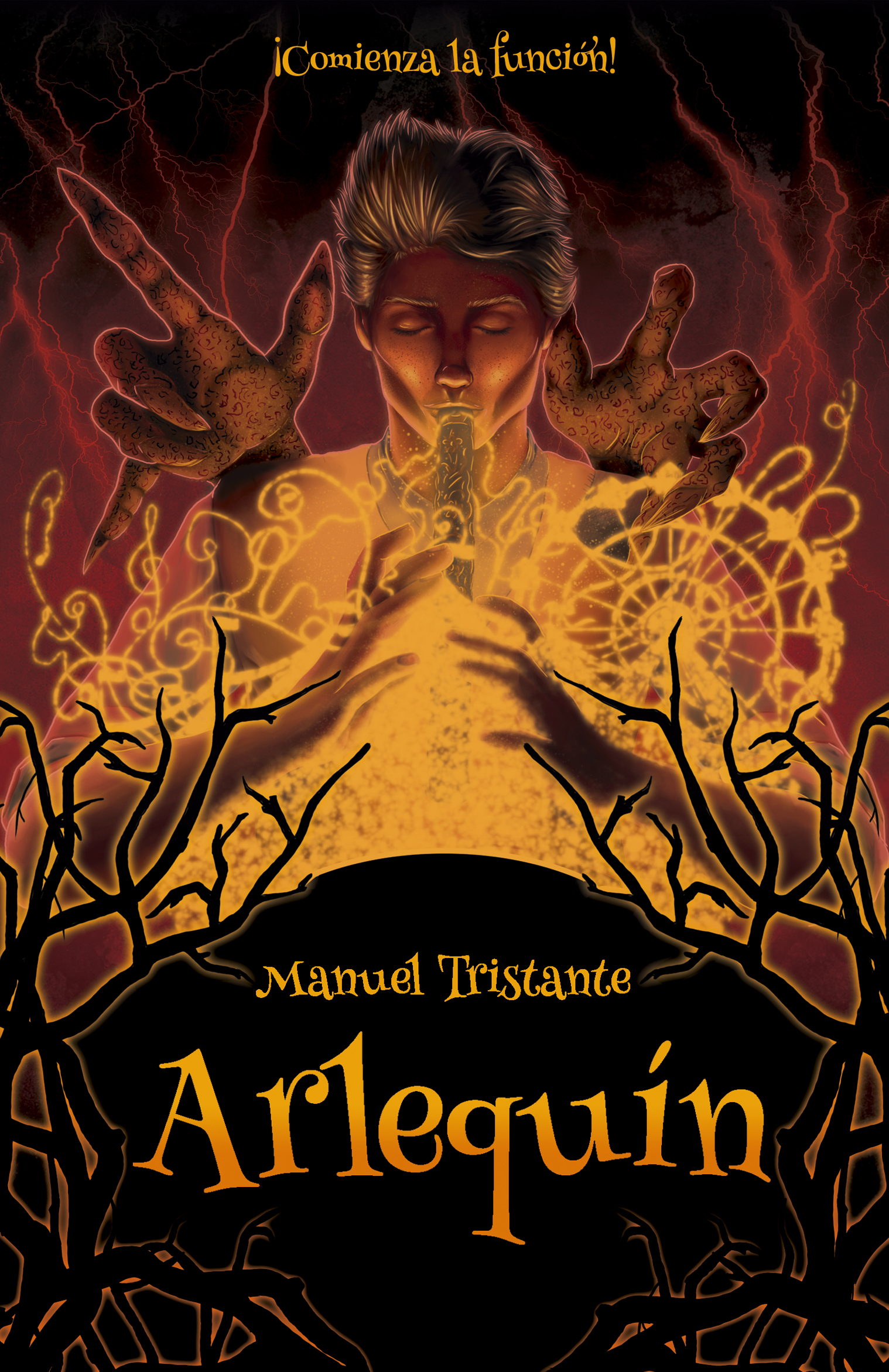 Portada de Arlequín, de Manuel Tristante