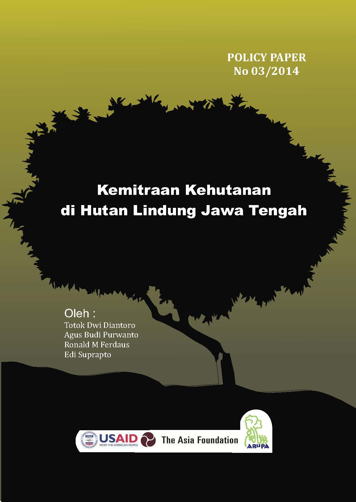 Kemitraan Kehutanan di Hutan Lindung Jawa Tengah
