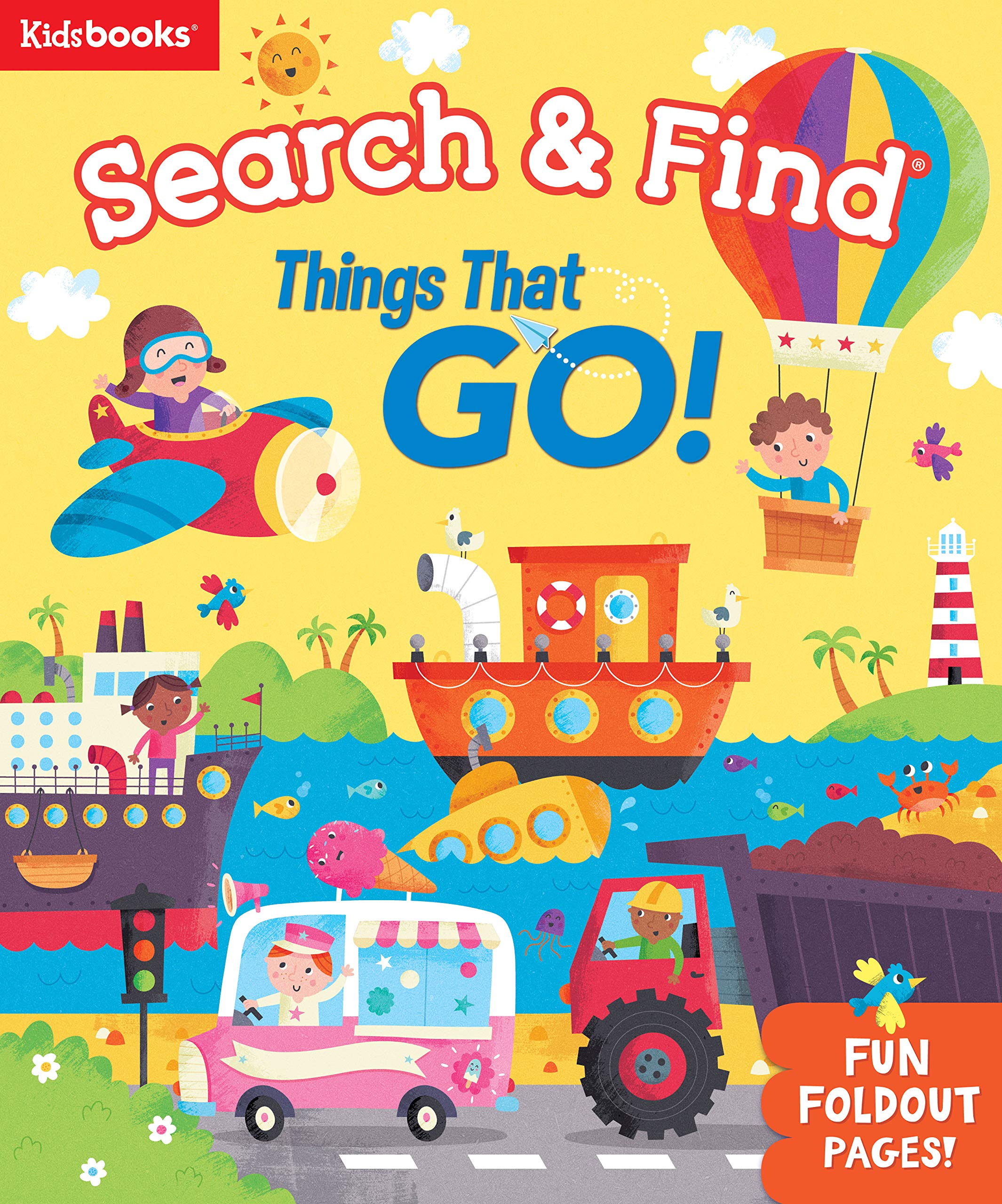 Search & Find With Gatefolds Things That Go (Board Book)