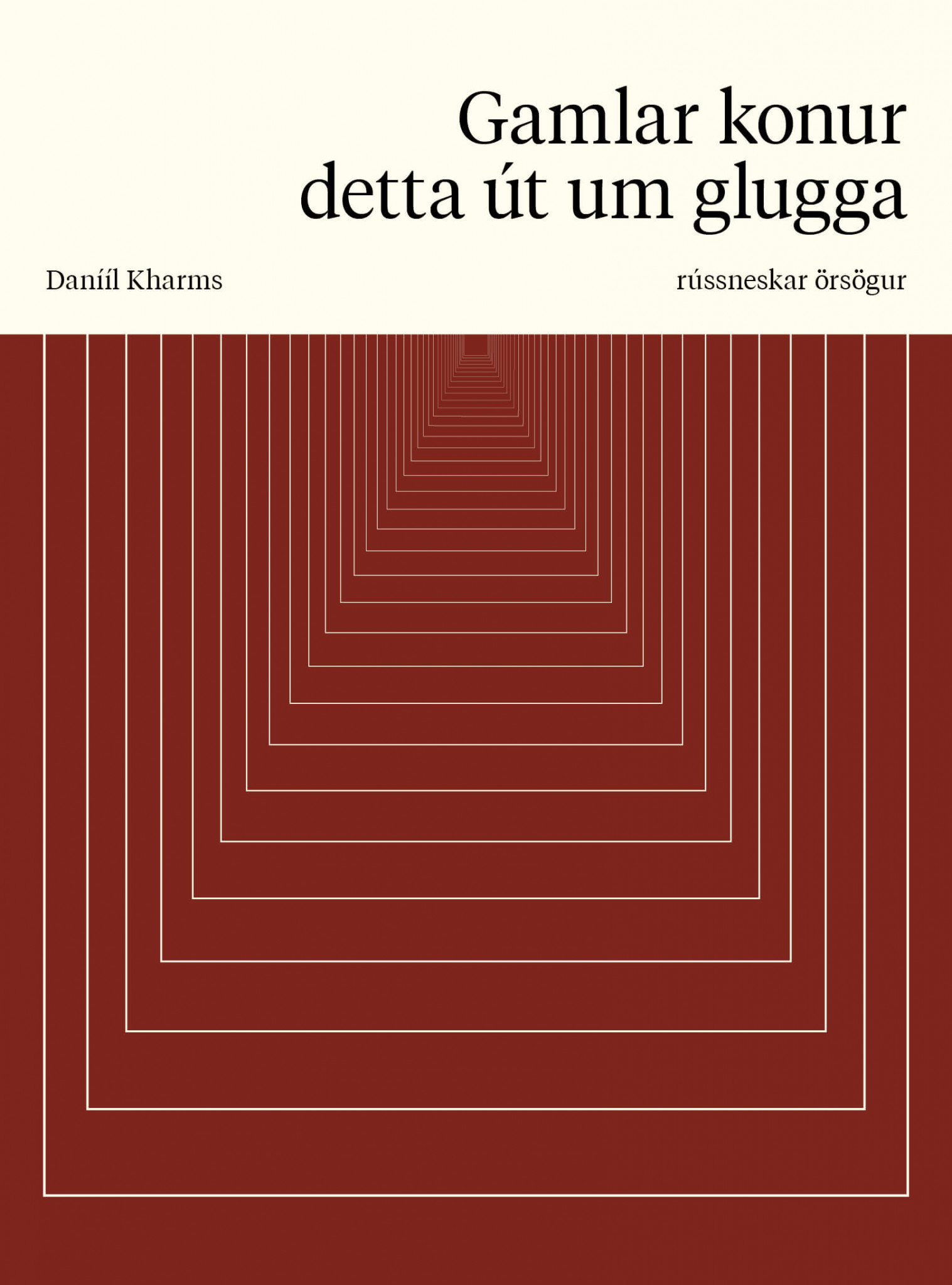 Gamlar konur detta út um glugga