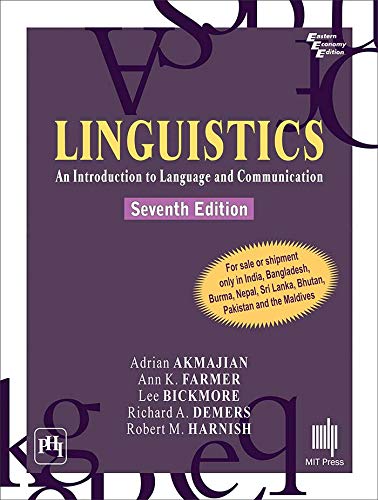 Linguistics: An Introduction to Language and Communication, 7/E (Paperback)