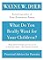 What Do You Really Want for Your Children?
