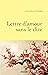Lettre d'amour sans le dire