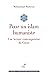 Pour un islam humaniste by Mohammed Chahrour