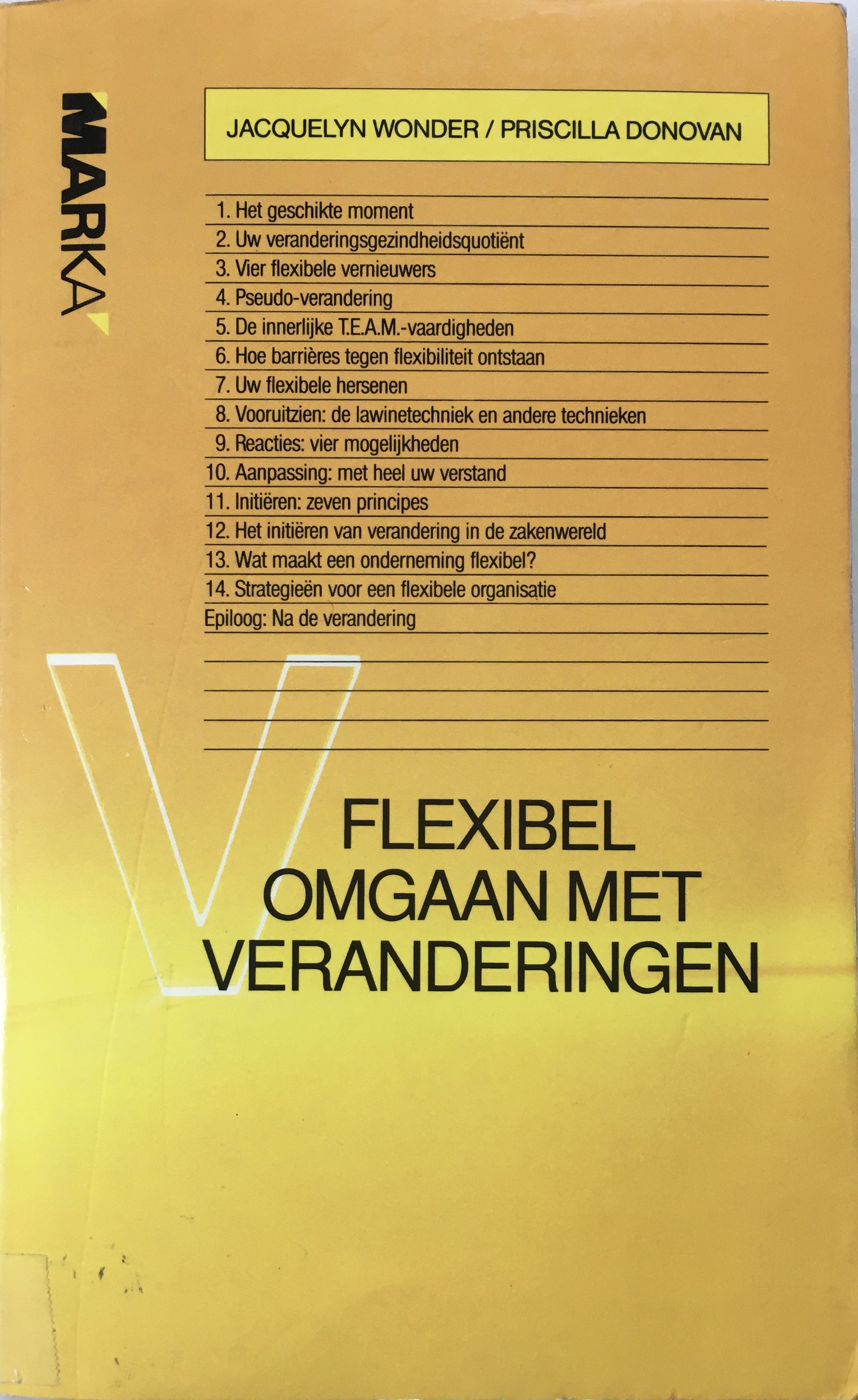 Flexibel omgaan met veranderingen (Paperback)