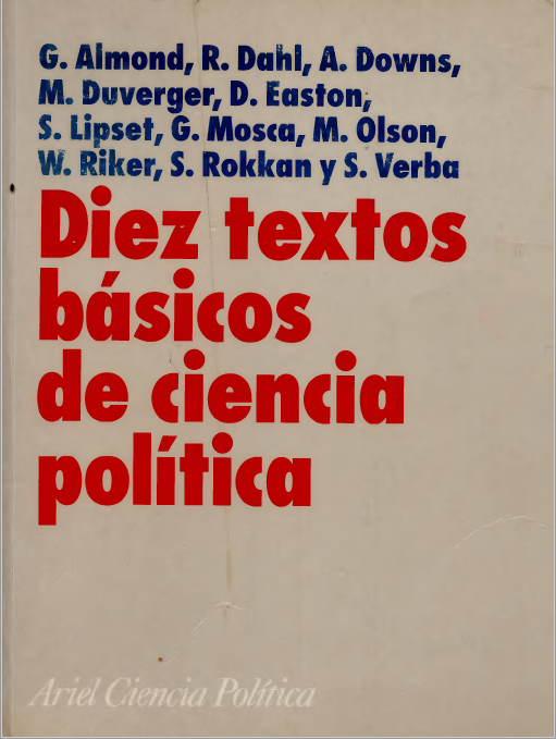 Díez textos básicos de ciencia política (Unknown Binding)