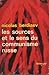 Les sources et le sens du communisme russe
