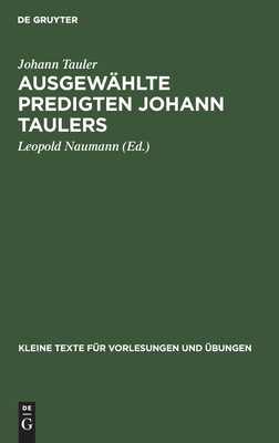 Ausgew�hlte Predigten Johann Taulers