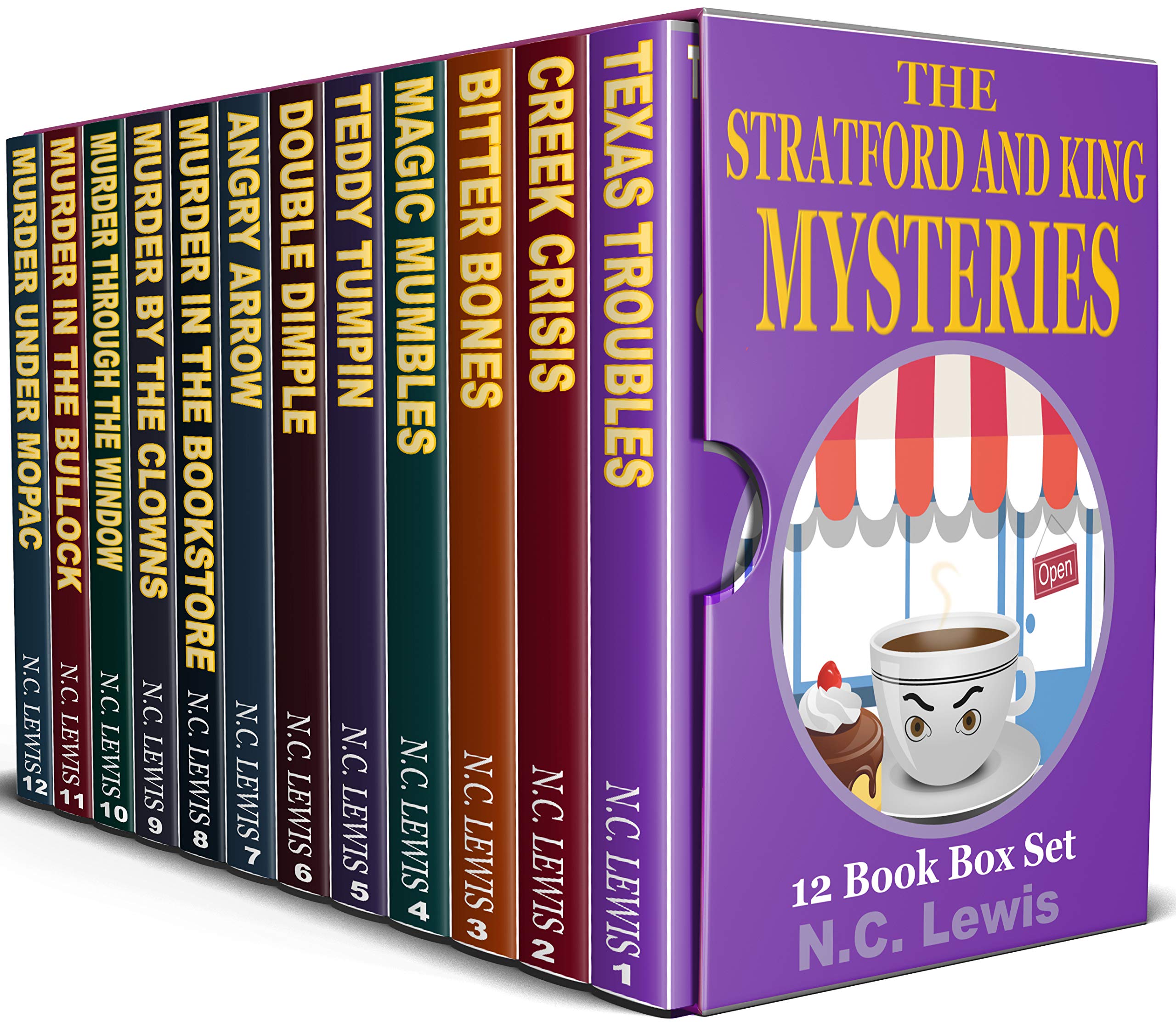 The Stratford and King Mysteries: Twelve murder mysteries by N.C. Lewis, including the complete Ollie Stratford mysteries plus five standalone Amy King stories (Kindle Edition)