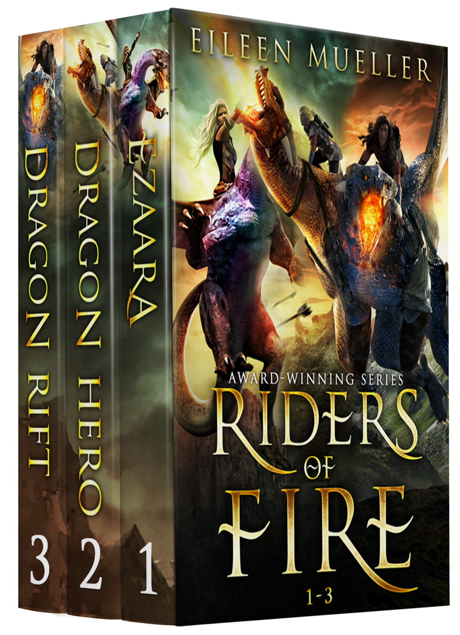 Riders of Fire Books 1-3: Ezaara, Dragon Hero, Dragon Rift (Riders of Fire Collections Book 1)