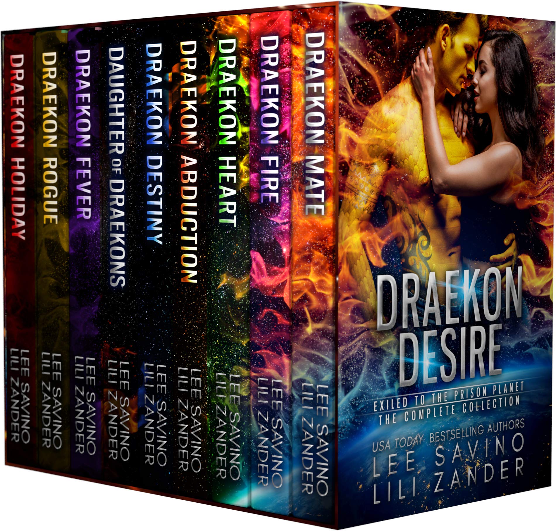Draekon Desire: Exiled to the Prison Planet Complete Collection (Kindle Edition)