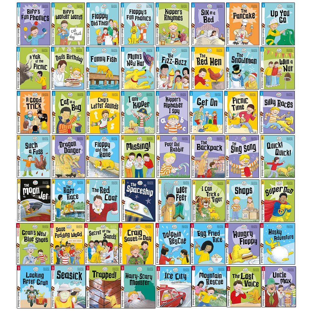 Read With Biff, Chip And Kipper Levels 1 2 3 BRAND NEW 2015 EDITION 33 BOOK Oxford Reading Tree Read at home (Paperback)