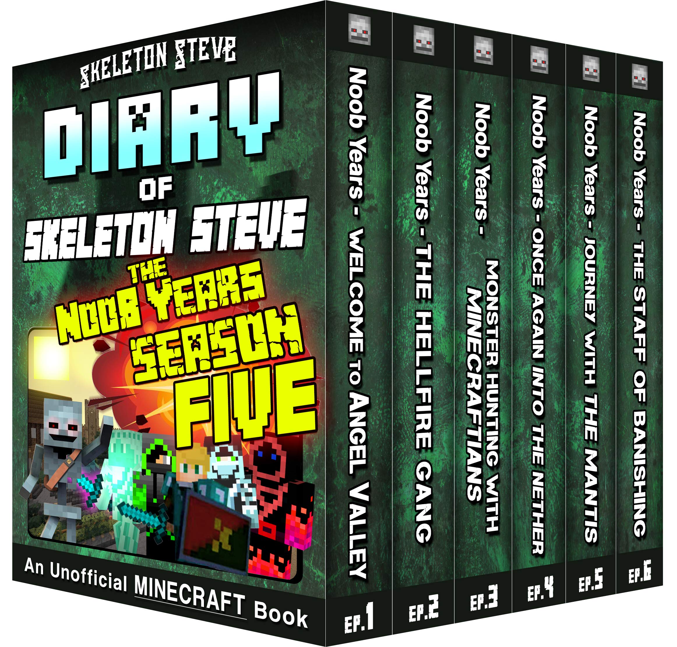 Diary of Skeleton Steve, the Noob Years, Season 5 (Diary of Skeleton Steve, the Noob Years #25-30)