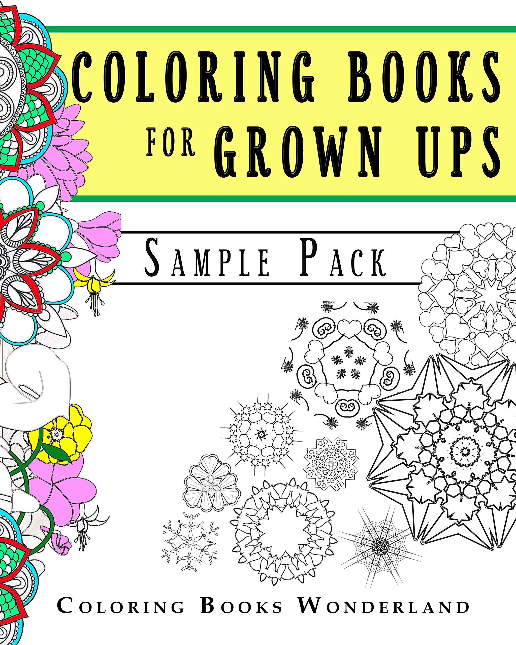 Coloring Books For Grown Ups - Sample Pack (Coloring Books For Grownups)