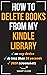 How To Delete Books from My Kindle Library by Smart Guide