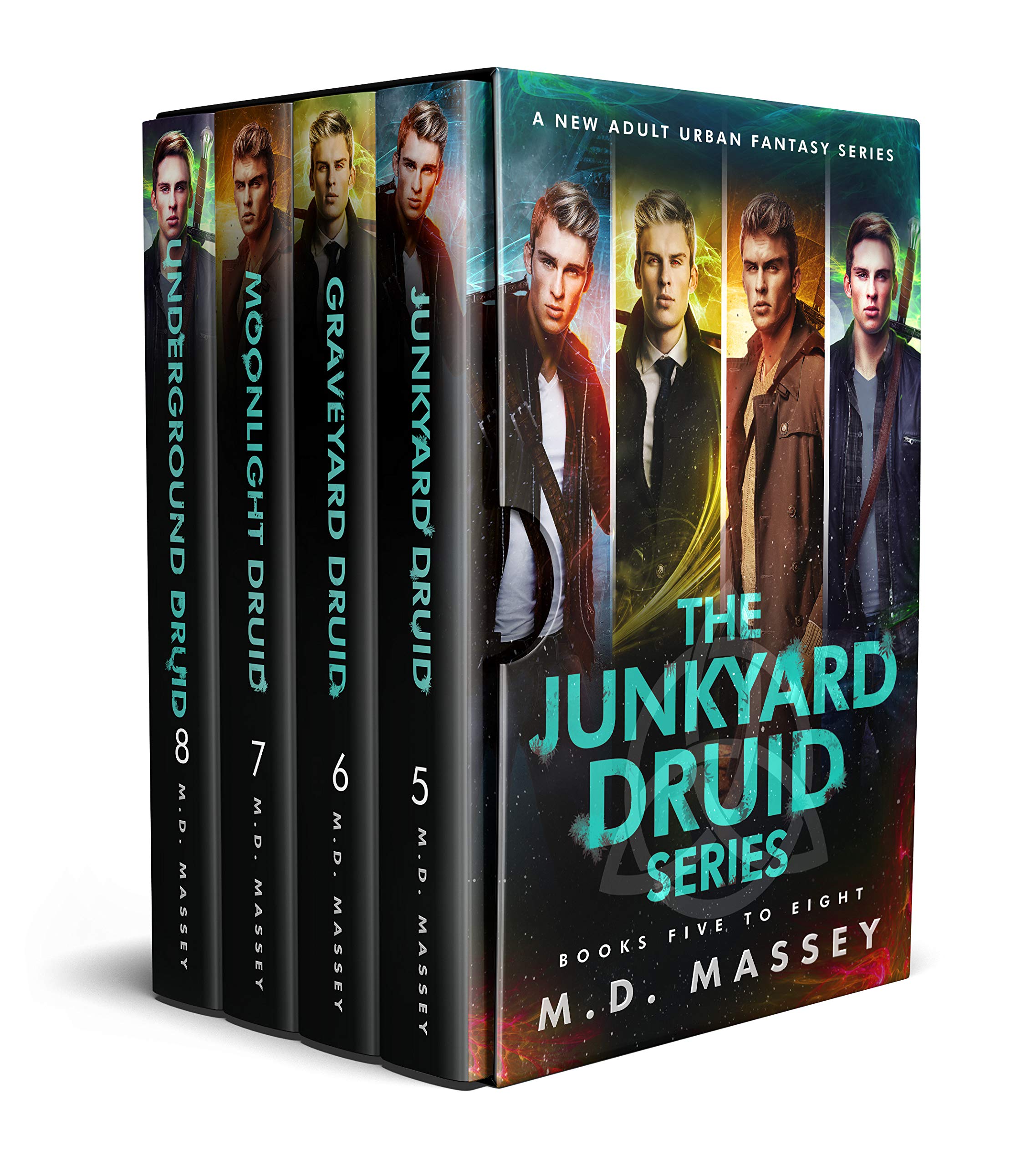 The Junkyard Druid Series, Books 5-8 (Colin McCool, #5-8)