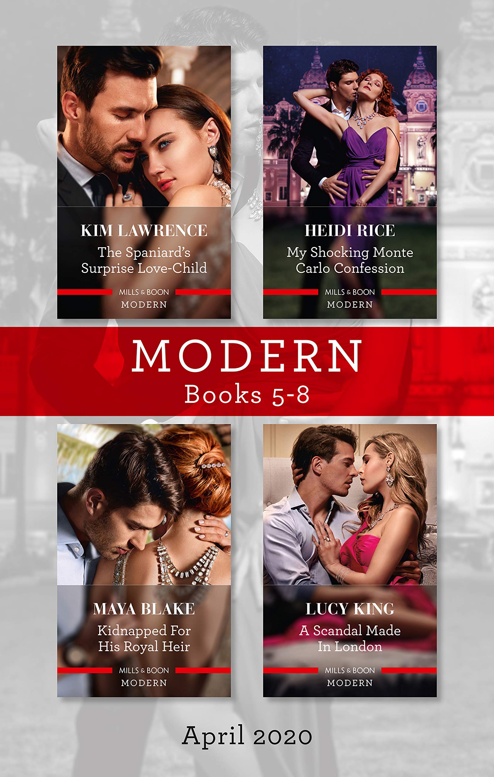 Modern Box Set 5-8 Apr 2020 (Spanish Secret Heirs Book 1)