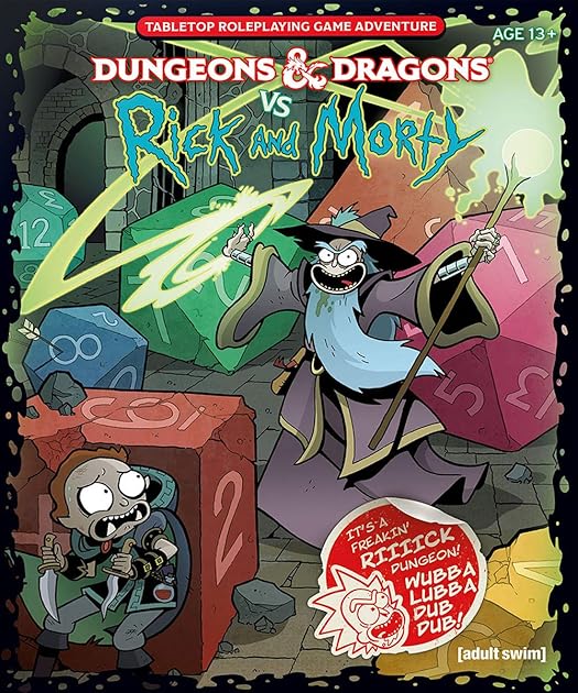 Dungeons & Dragons vs Rick and Morty (D&D Tabletop Roleplaying Game Adventure Boxed Set)