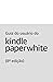 Guia do usuário do Kindle Paperwhite