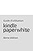 Guide d'utilisation Kindle Paperwhite
