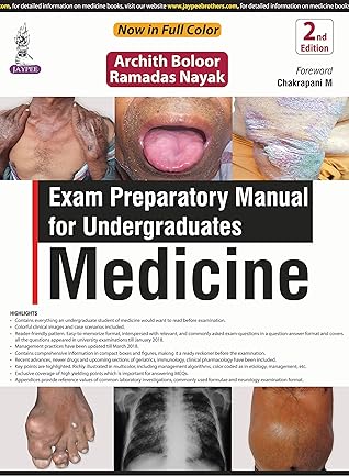 Exam Preparatory Manual for Undergraduates‒Medicine