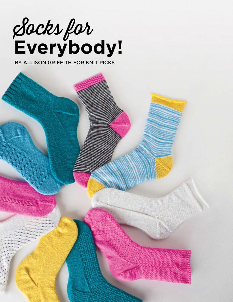 Socks for Everybody: Patterns for the Beginner Sock Knitter (Paperback)