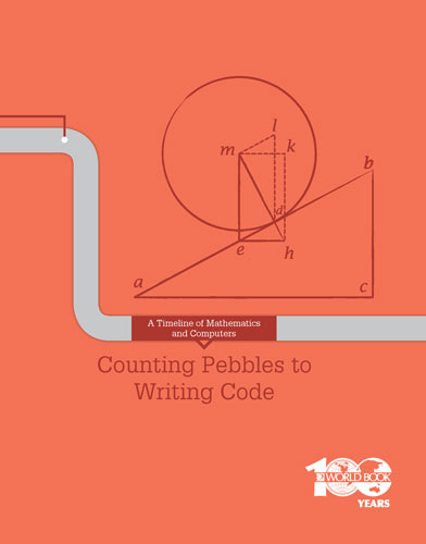 Counting Pebbles to Writing Code: A Timeline of Mathematics and Computers (Hardcover)