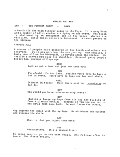 Whales and Men (Unbound)